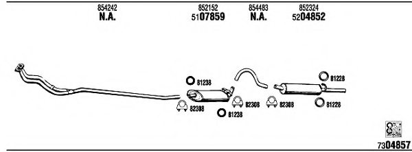 FONOS OP50101B Exhaust System